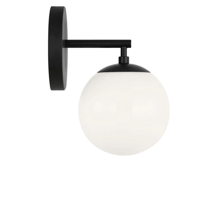 Generation Lighting - GLV1831MBKE - One Light Vanity - Nube - Midnight Black
