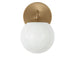 Generation Lighting - GLV1831SB - One Light Vanity - Nube - Satin Brass