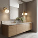 Generation Lighting - GLV1831SBE - One Light Vanity - Nube - Satin Brass