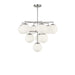 Generation Lighting - GLC18010BN - Ten Light Chandelier - Nube - Brushed Nickel