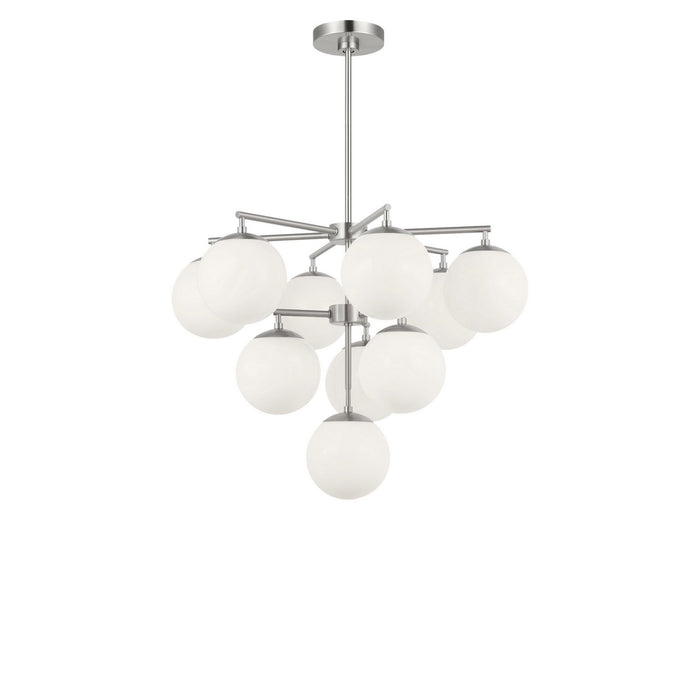 Generation Lighting - GLC18010BN - Ten Light Chandelier - Nube - Brushed Nickel