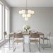 Generation Lighting - GLC18010BN - Ten Light Chandelier - Nube - Brushed Nickel