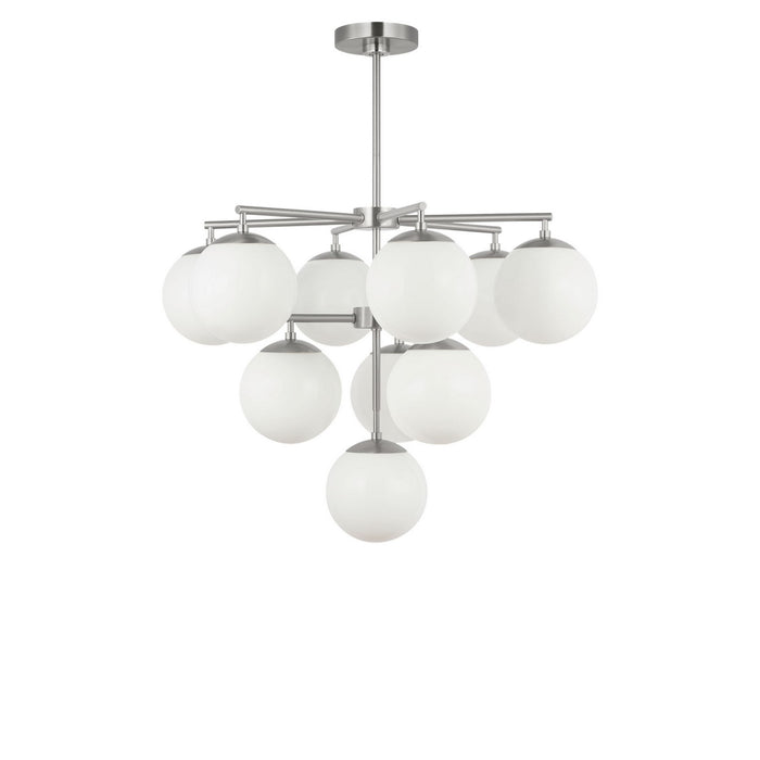 Generation Lighting - GLC18010BNE - Ten Light Chandelier - Nube - Brushed Nickel