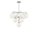 Generation Lighting - GLC18010BNE - Ten Light Chandelier - Nube - Brushed Nickel