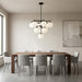 Generation Lighting - GLC18010MBK - Ten Light Chandelier - Nube - Midnight Black