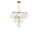 Generation Lighting - GLC18010SB - Ten Light Chandelier - Nube - Satin Brass