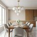 Generation Lighting - GLC18010SB - Ten Light Chandelier - Nube - Satin Brass
