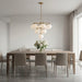 Generation Lighting - GLC18010SBE - Ten Light Chandelier - Nube - Satin Brass