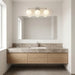 Generation Lighting - GLV1853BNE - Three Light Vanity - Nube - Brushed Nickel