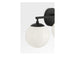 Generation Lighting - GLV1853MBKE - Three Light Vanity - Nube - Midnight Black