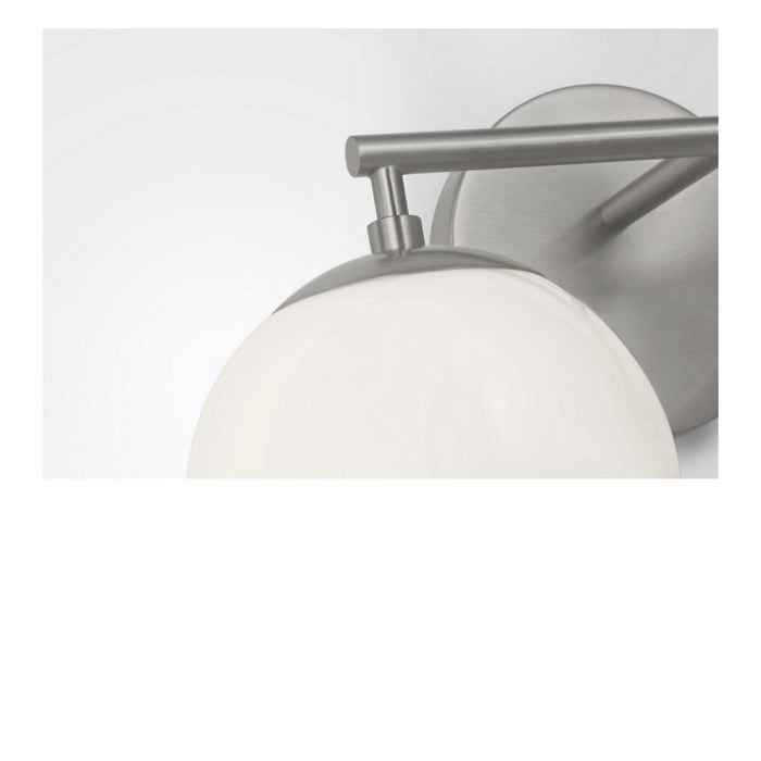 Generation Lighting - GLV1842BNE - Two Light Vanity - Nube - Brushed Nickel