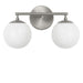 Generation Lighting - GLV1842BNE - Two Light Vanity - Nube - Brushed Nickel