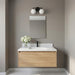 Generation Lighting - GLV1842MBK - Two Light Vanity - Nube - Midnight Black