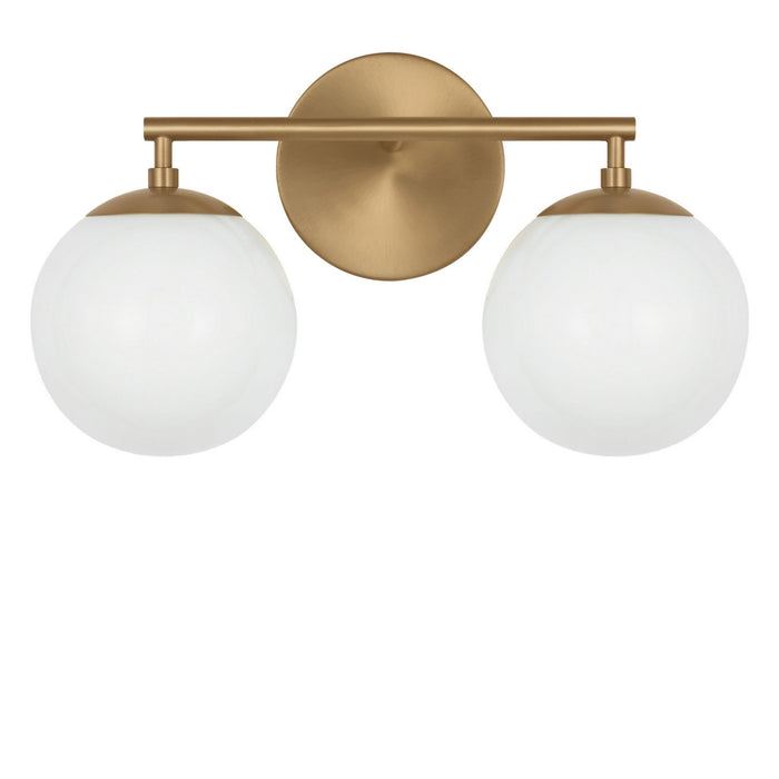 Generation Lighting - GLV1842SB - Two Light Vanity - Nube - Satin Brass