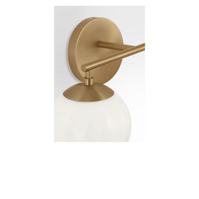 Generation Lighting - GLV1842SBE - Two Light Vanity - Nube - Satin Brass