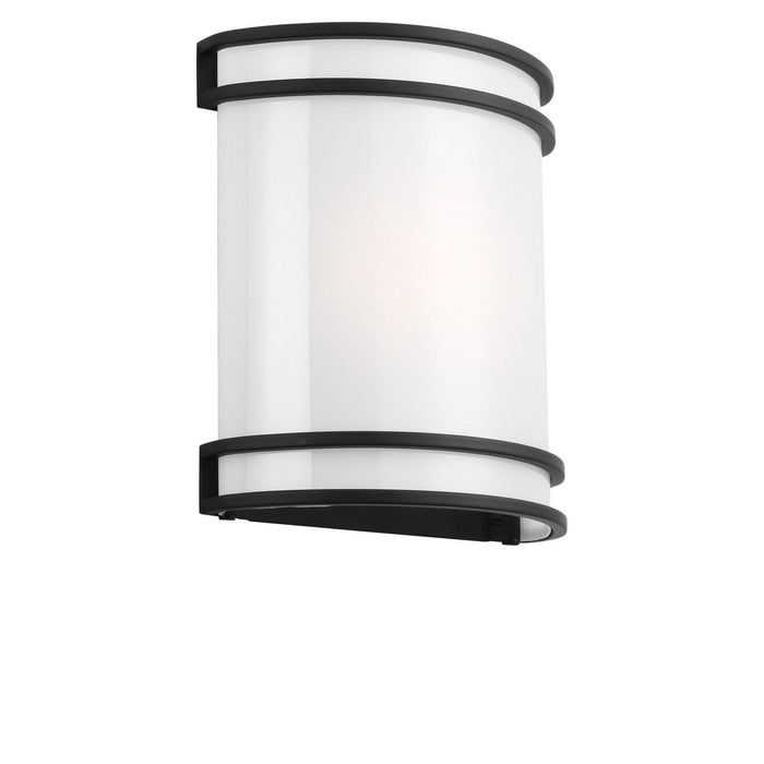 Generation Lighting - GLO2161MBK - LED Outdoor Wall Lantern - Ravel - Midnight Black