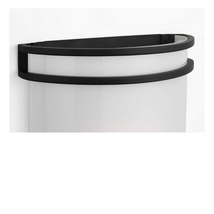 Generation Lighting - GLO2161MBK - LED Outdoor Wall Lantern - Ravel - Midnight Black