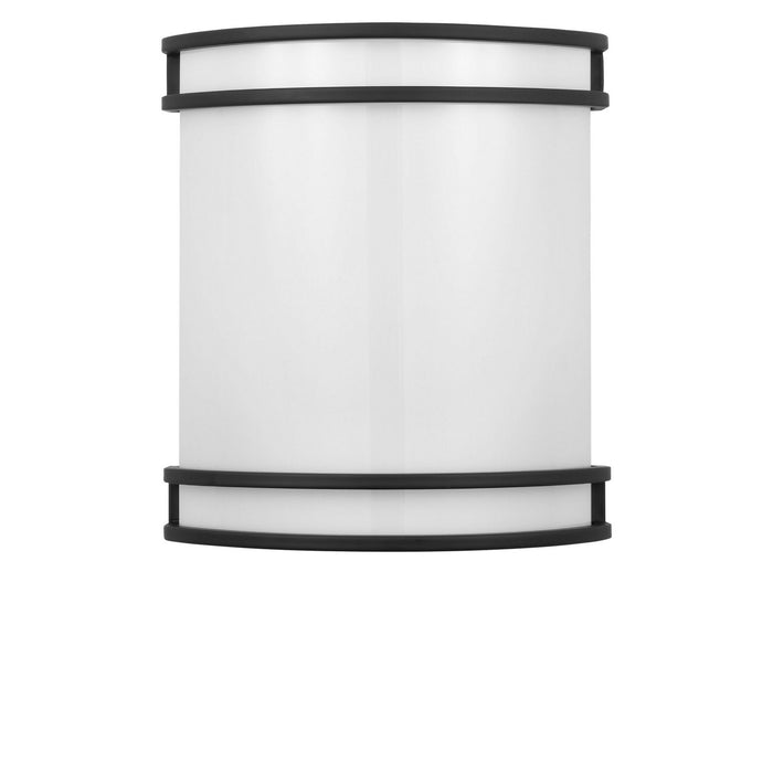 Generation Lighting - GLO2161MBK - LED Outdoor Wall Lantern - Ravel - Midnight Black