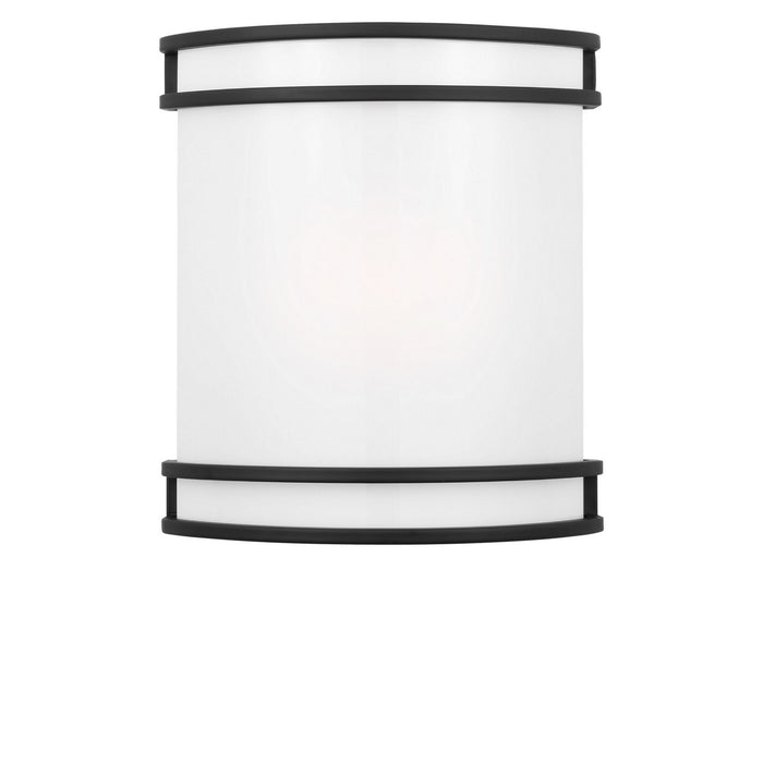 Generation Lighting - GLO2161MBK - LED Outdoor Wall Lantern - Ravel - Midnight Black