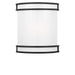 Generation Lighting - GLO2161MBK - LED Outdoor Wall Lantern - Ravel - Midnight Black