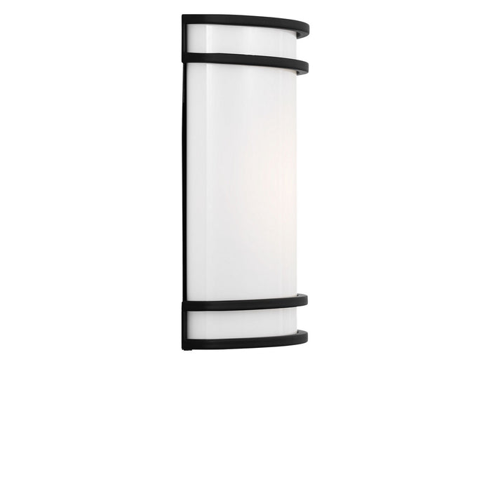 Generation Lighting - GLO2161MBK - LED Outdoor Wall Lantern - Ravel - Midnight Black
