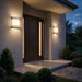 Generation Lighting - GLO2161MBK - LED Outdoor Wall Lantern - Ravel - Midnight Black