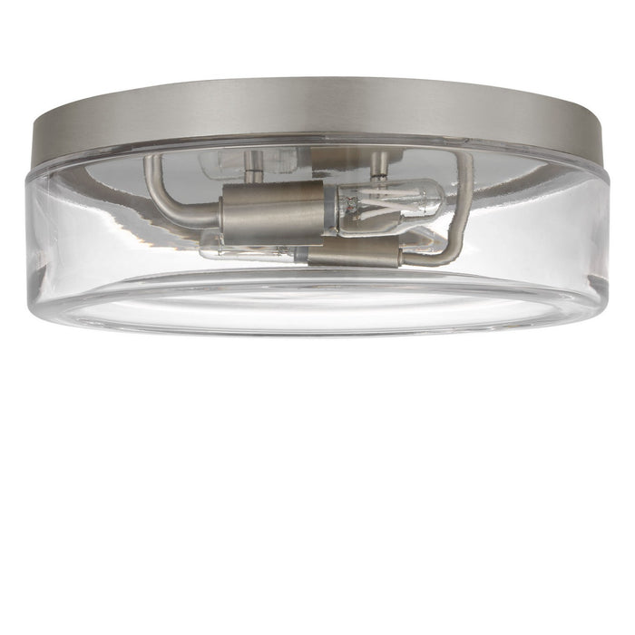 Generation Lighting - GLF1722BN - Two Light Flush Mount - Rhett - Brushed Nickel