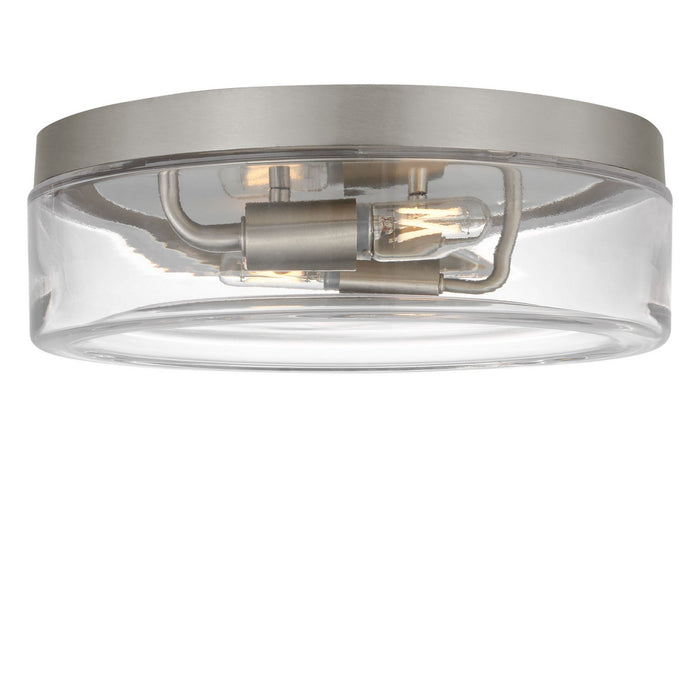 Generation Lighting - GLF1722BNE - Two Light Flush Mount - Rhett - Brushed Nickel