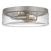 Generation Lighting - GLF1722BNE - Two Light Flush Mount - Rhett - Brushed Nickel