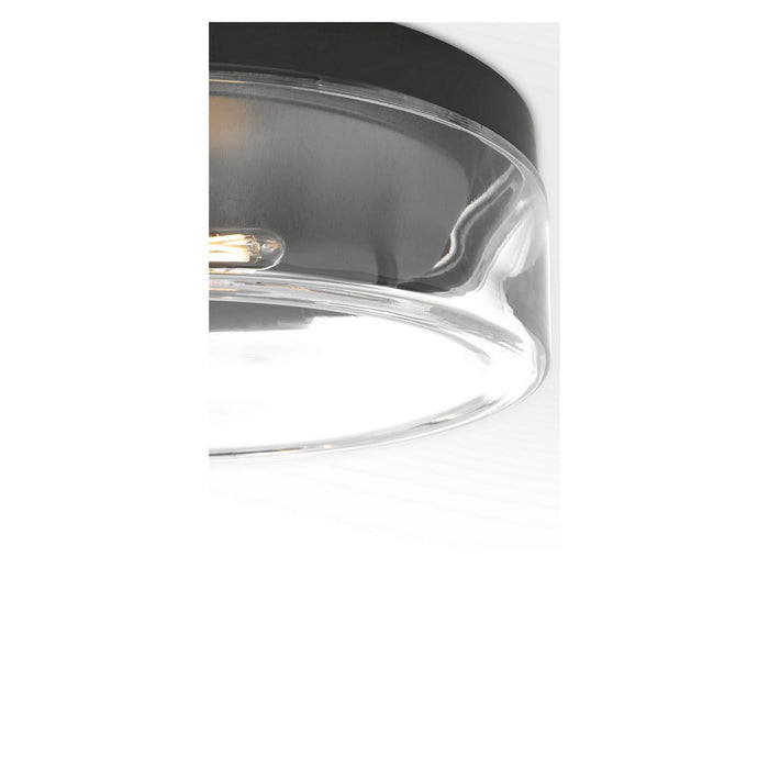 Generation Lighting - GLF1722MBK - Two Light Flush Mount - Rhett - Midnight Black