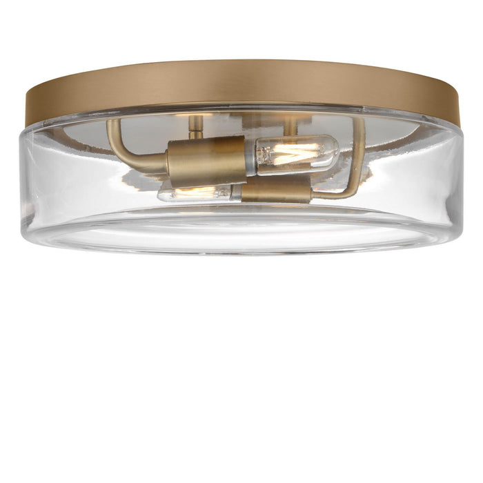 Generation Lighting - GLF1722SBE - Two Light Flush Mount - Rhett - Satin Brass