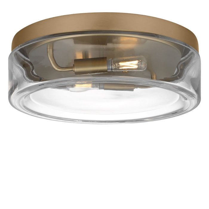 Generation Lighting - GLF1722SBE - Two Light Flush Mount - Rhett - Satin Brass