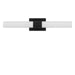 Generation Lighting - GLV1612MBK-L - LED Vanity - Sarco - Midnight Black