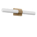 Generation Lighting - GLV1612SB-L - LED Vanity - Sarco - Satin Brass