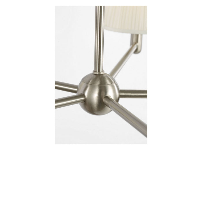 Generation Lighting - GLC1865BNE - Five Light Chandelier - Vilera - Brushed Nickel