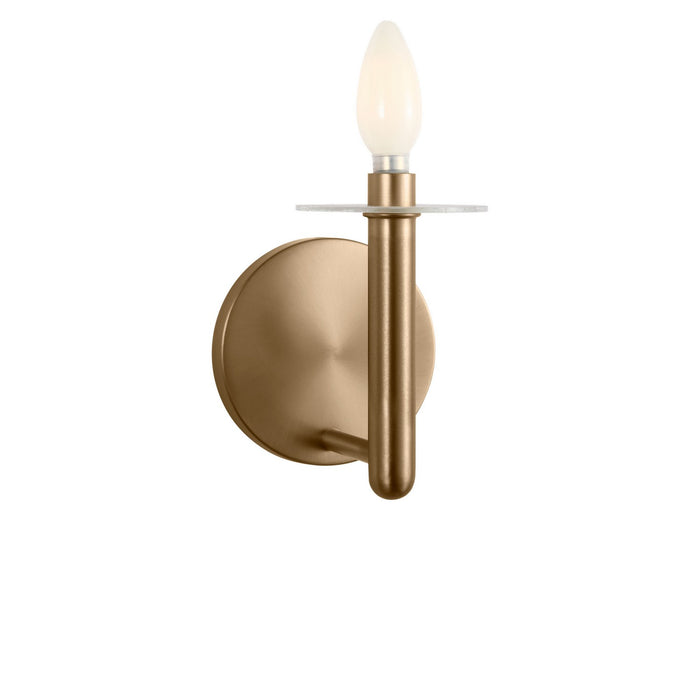 Generation Lighting - GLW1881SB - One Light Wall Sconce - Vilera - Satin Brass