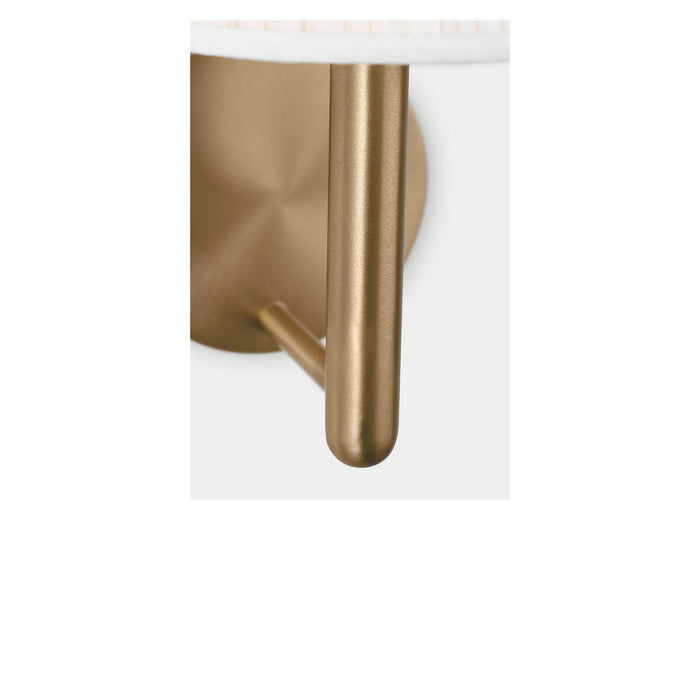 Generation Lighting - GLW1881SBE - One Light Wall Sconce - Vilera - Satin Brass