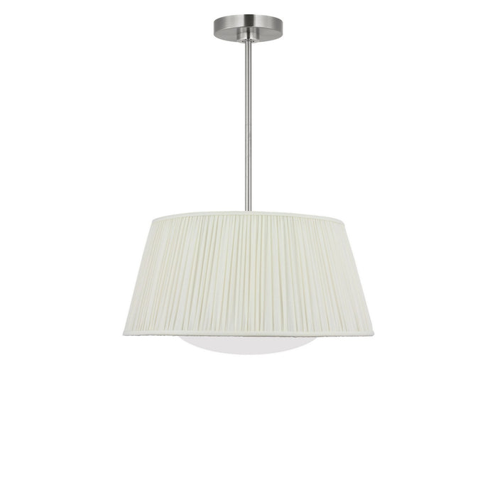 Generation Lighting - GLP1873BN - Three Light Pendant - Vilera - Brushed Nickel