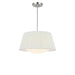 Generation Lighting - GLP1873BN - Three Light Pendant - Vilera - Brushed Nickel
