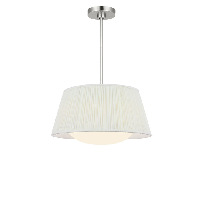 Generation Lighting - GLP1873BNE - Three Light Pendant - Vilera - Brushed Nickel