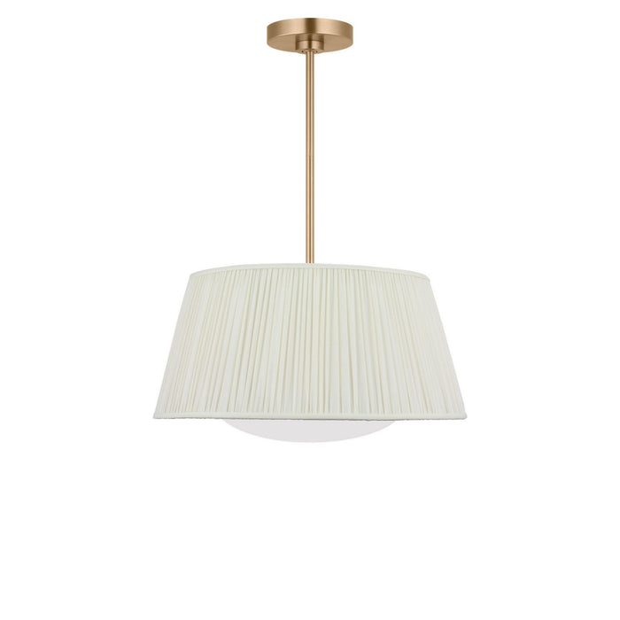 Generation Lighting - GLP1873SB - Three Light Pendant - Vilera - Satin Brass