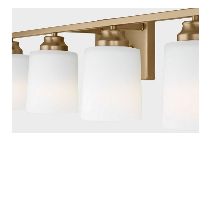 Generation Lighting - 4420904EN3-848 - Four Light Bath - Vinton - Satin Brass