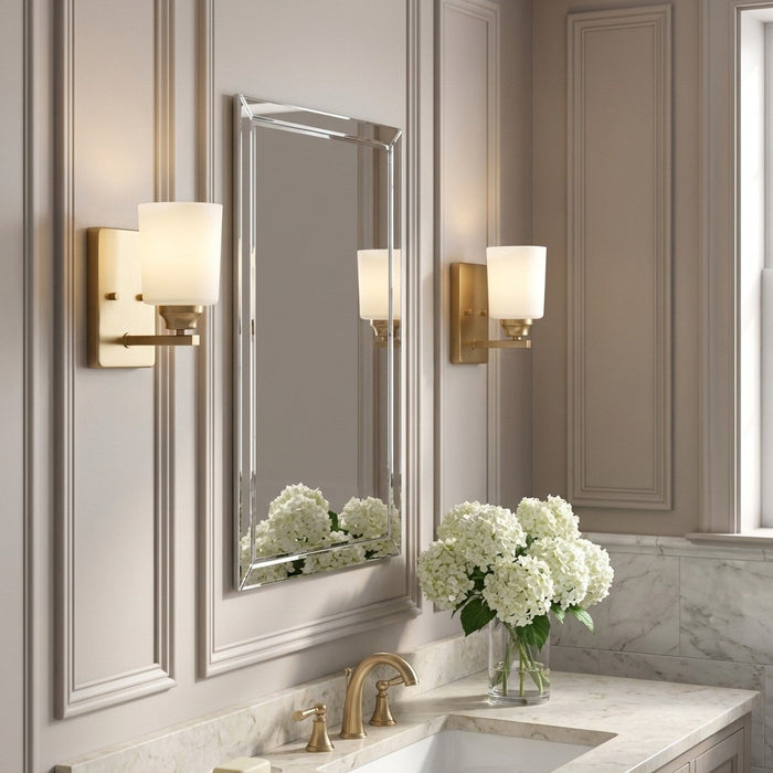 Generation Lighting - 4120901EN3-848 - One Light Bath - Vinton - Satin Brass