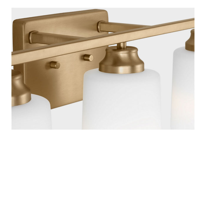 Generation Lighting - 4420903-848 - Three Light Bath - Vinton - Satin Brass