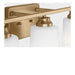 Generation Lighting - 4420903-848 - Three Light Bath - Vinton - Satin Brass