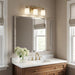 Generation Lighting - 4420903-848 - Three Light Bath - Vinton - Satin Brass