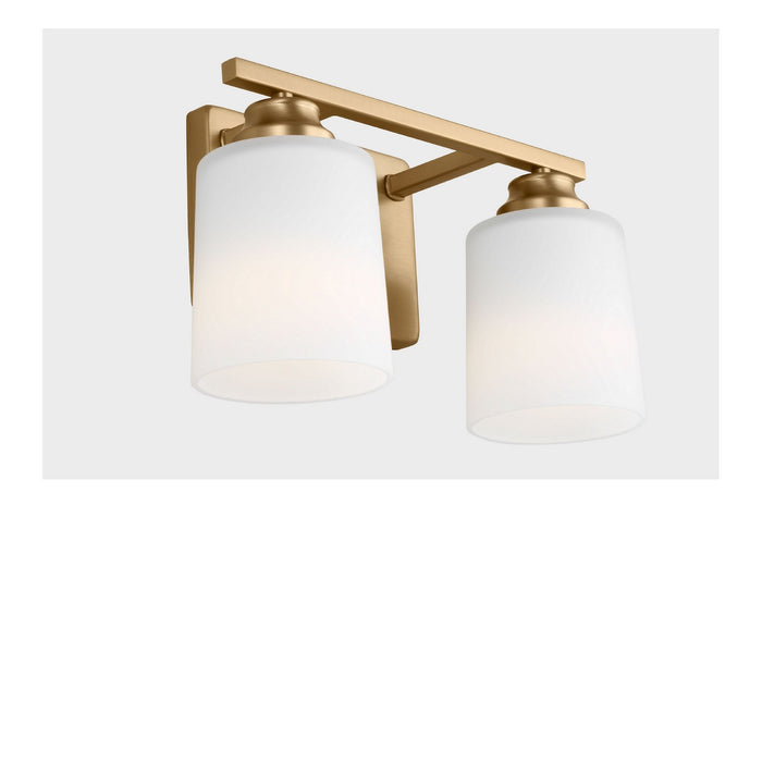 Generation Lighting - 4420902EN3-848 - Two Light Bath - Vinton - Satin Brass