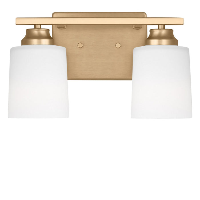 Generation Lighting - 4420902EN3-848 - Two Light Bath - Vinton - Satin Brass