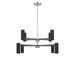 Generation Lighting - GLC2068BNE - Eight Light Chandelier - Zentro - Brushed Nickel
