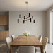 Generation Lighting - GLC2068BNE - Eight Light Chandelier - Zentro - Brushed Nickel